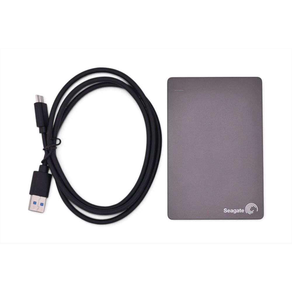 Seagate 2TB Backup Plus Portable USB 3.0 external hard drive + cord Fully Tested